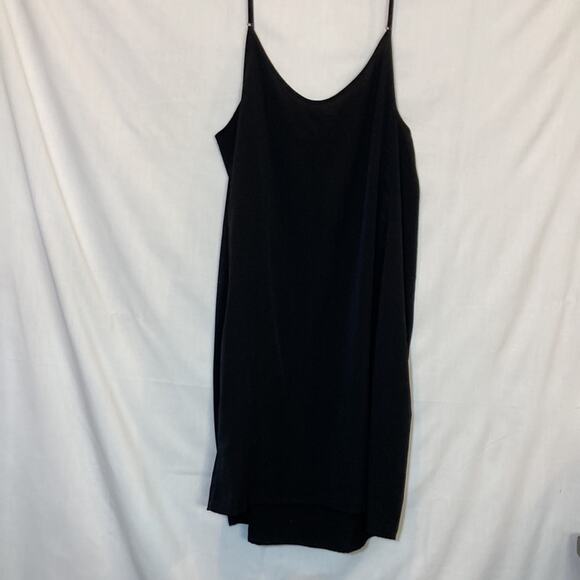 Gary Graham Silk Black Slip Dress Size M/L - Picture 8 of 9